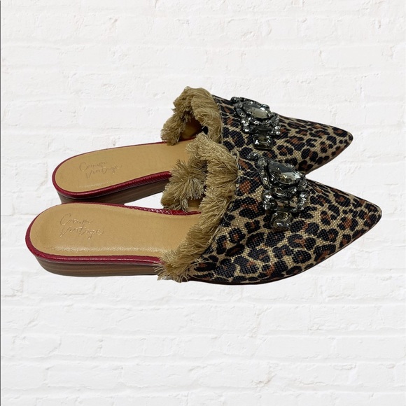 Crown vintage Emmereth Mule animal print 11M - Picture 3 of 7